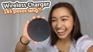 Best CHEAP WIRELESS CHARGER SHOPEE (Fast Charging + Unboxing & HONEST REVIEW) | Geraldine Gallardo