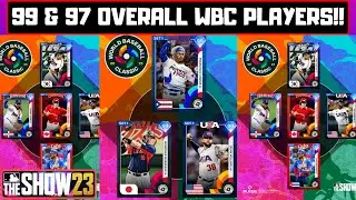 97 & 99 Overall WORLD BASEBALL CLASSIC PLAYERS! MLB The Show 23