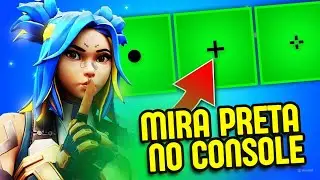 Como Fazer Mira *PRETA* no VALORANT CONSOLE! (Mira do aspas)