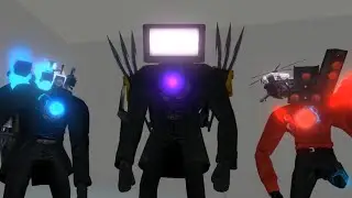 What if the Titans are in their base forms in Skibidi toilet 74 | P3D animation