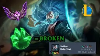 GRASP OF THE UNDYING ZILEAN IS INSANELY OP | Master Peaking Supp gameplay ( Diamond Elo )