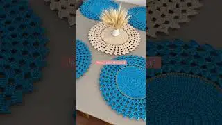 Sousplat de croch&ecirc; americano de croch&ecirc; passo a passo #crochet #croche