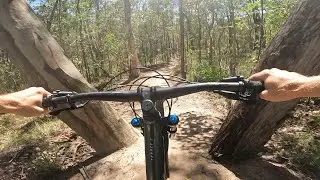 Nerang's best mtb trail - Three hills Blue jump line - Gold Coast mountain biking trails