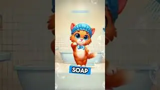 Splish splash, it&rsquo;s bathtime bash! 🛁🐱 #KidsSongs #NurseryRhymes #ToddlerTunes #catdance #wigglecat