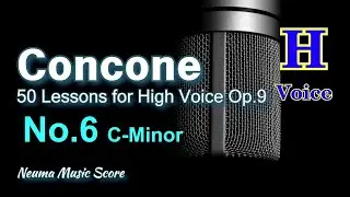 Concone, 50 Lessons for High Voice Op.9 No.6