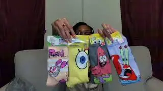 SPONAGE BOB $5 BUDGET DOLLAR TREE SOCK HAUL!