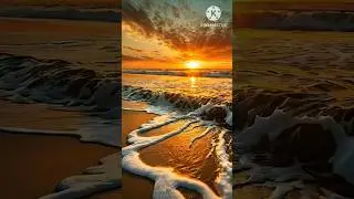 Relax #shorts #EveningSeashore#SunsetByTheSea#SkyMeetsSea#BeachVibes