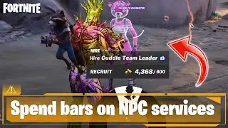 How to *EASILY* Spend bars on NPC services | Fortnite Week 2