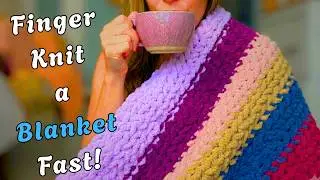 DIY Плед в Шахматную Клетку с Alize Puffy — Без Шитья! | Легкое Пошаговое Руководство