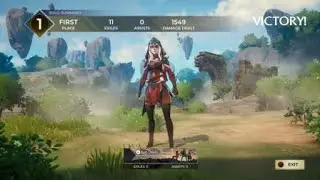 Spellbreak gameplay Red-Death-Savage stone and wind