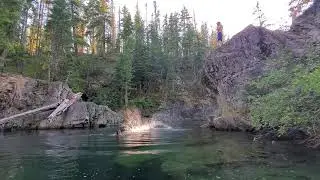 Cooper Hole - Roslyn, WA - Flipping Good Time Cooling Off at Cooper Hole - 2019.08.06