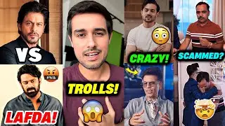 SHOCKING! 😱 Prabhas vs Shahrukh Khan | Dhurv Rathee TROLLS | Bhuvan Bam | Shadab Jakati