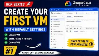 Create Your First VM in Google Cloud | GCP Compute Engine Tutorial for Beginners (2026)