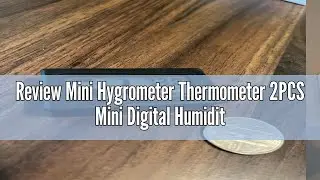 Review Mini Hygrometer Thermometer 2PCS Mini Digital Humidity Gauge, AikTryee Hygrometer Indoor Humi