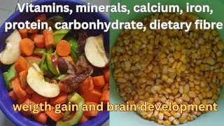 Fruity Pap | Baby food recipe from 6 months | Weight gain and brain development | Nutri-choke pap