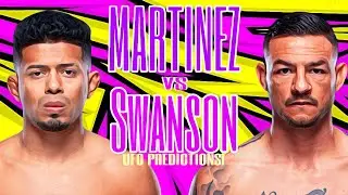 Jonathan Martinez VS Cub Swanson UFC PREDICTIONS & ANALYSIS | PicknAFight |