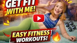 Get Fit With Me 💪 Easy Home Workout for Beginners #fitness #motivation 