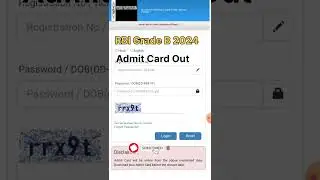 RBI Grade B 2024 Admit Card out | RBI Grade B phase 1 Admit Card 2024 Out|#rbigradeb #rbiadmitcard