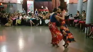 CORINA HERRERA e INES MUZZOPAPPA en Viva La Pepa Milonga dentro del LADY'S Tango (1/2)