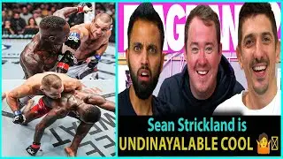 Andrew Schulz and Shane Gillis REACTS To Israel Adesanya&rsquo;s LOSS at #ufc293  vs Sean Strickland