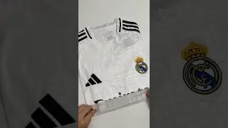 Real Madrid 24/25 home jersey actual wear review! How would fans rate it? ⚽️Pure white glory upgrade