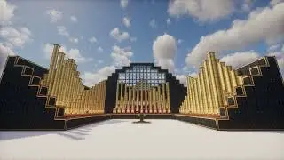 Minecraft - Create Mod: Mega Steam Pipes Organ (Happy Birthday To You)