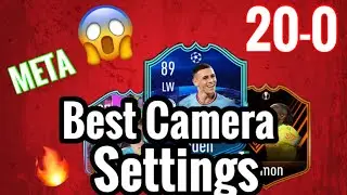My *Broken* 20-0 CAMERA & GAME SETTINGS 🤯 - Fifa 23 Ultimate team