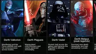 Top 30 Most Powerful Sith Lords of All Time Ranked! (Weakest → Strongest)