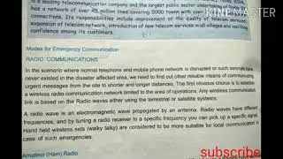 Alternative communication systems during disaster chapter 4,class 10th (disaster management)hindi