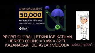 ( BİTTİ ) PROBIT GLOBAL | ETKİNLİĞE KATILAN HERKES 60 UNS = 3.95$ = 82 TL KAZANACAK |