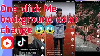 Tik Tok new trending video Background colour change video editing || Editing || Hindi tutorial
