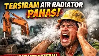 ⚠️JANGAN LAKUKAN INI SAAT MENGISI AIR RADIATOR EXCAVATOR. HARI KEDUA BELAJAR EXCAVATOR 