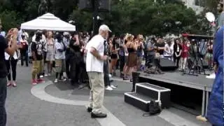 Dirty Old Man Dancing in Union Square