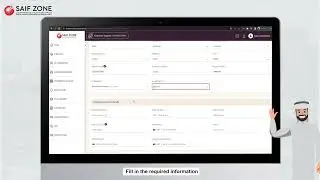 SAIF ZONE Investor Portal Apply for E-Service