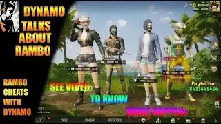 Dynamo talks about Rambo removing from Hydra clan | Giveaway check discription