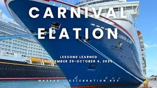 Carnival Elation Sept 27-October 4, 2025 #cruiseship  #carnivalelation 