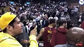 Drake Beef with Cavs players after Raptors lost.
