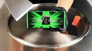 ASMR | After Eight Ice Cream 🍦💚 | How to cut After Eight into Fried Ice Cream Rolls | Miyagi ICE