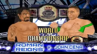 Roman Reigns vs John Cena - Wrestling Revolution Gameplay