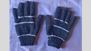 Make Winter Woolen Hand Gloves #winter #hand #woolen #handmade #easy #trending