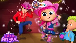 ⭐Review⭐ Wild West Princess Dance! Jill & Daddy&rsquo;s Barn Dance Song| Little Angel
