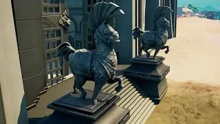 Emote at Stone Statues Location - Fortnite