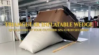 Airbag！No need for heavy tools, easily stand up the spa bathtub。