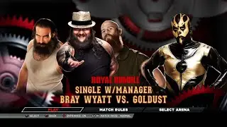 WWE 2K15 PS3 - Bray Wyatt VS Goldust