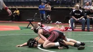 Tanner Smith 8 VS Matthew Cardello 7-2013 OAC Junior High State Finals 96lbs