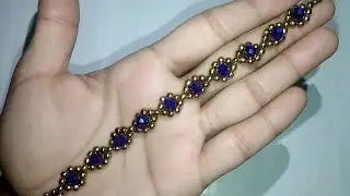 Handmade Bracelet || How To Make Bracelet At home || #JewelleryAndCreativity