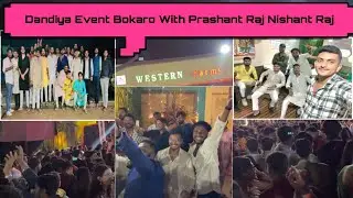 Biggest Dandiya Event In Bokaro 2025 | Prashant Raj | Nishant Raj | Raja Tiwary | Wastern Farms 