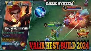 DAPAT LAWAN DARK SYSTEM ATAU MEMANG TIM YANG JAGO❗BUILD VALIR TERSAKIT  2024 ~ GAMEPLAY VALIR