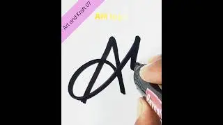 AM Logo | Logo Art | #shorts