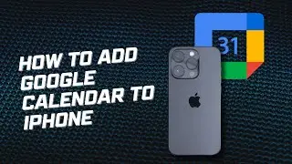 How to add Google calendar to Iphone - Easy!